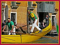 Regata Storica 2009 - Sfida delle Remiere sur Gondole a 4 remi - Canarin (Remiera Canottieri Cannaregio): Giuseppe Salvadori
