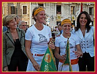 Regata Storica: Regata delle Donne su Mascarete a due remi - Rossana Scarpa (Popiùr) e Romina Catanzaro (provièr)