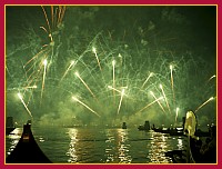 Video Festa del Redentore 2009 Fuochi d'Artificio sul Canal della Giudecca a Venezia