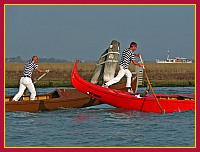 Regata di Burano: Campioni su Gondole a due remi - Domenica 20 Settembre 2009